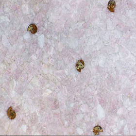 Quartz Pink With Ammonites